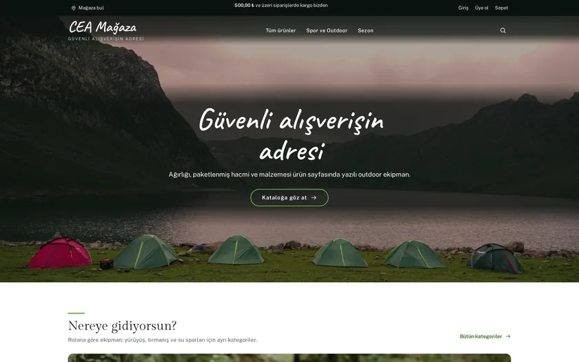 Breathe — Outdoor temasının masaüstü görünümü