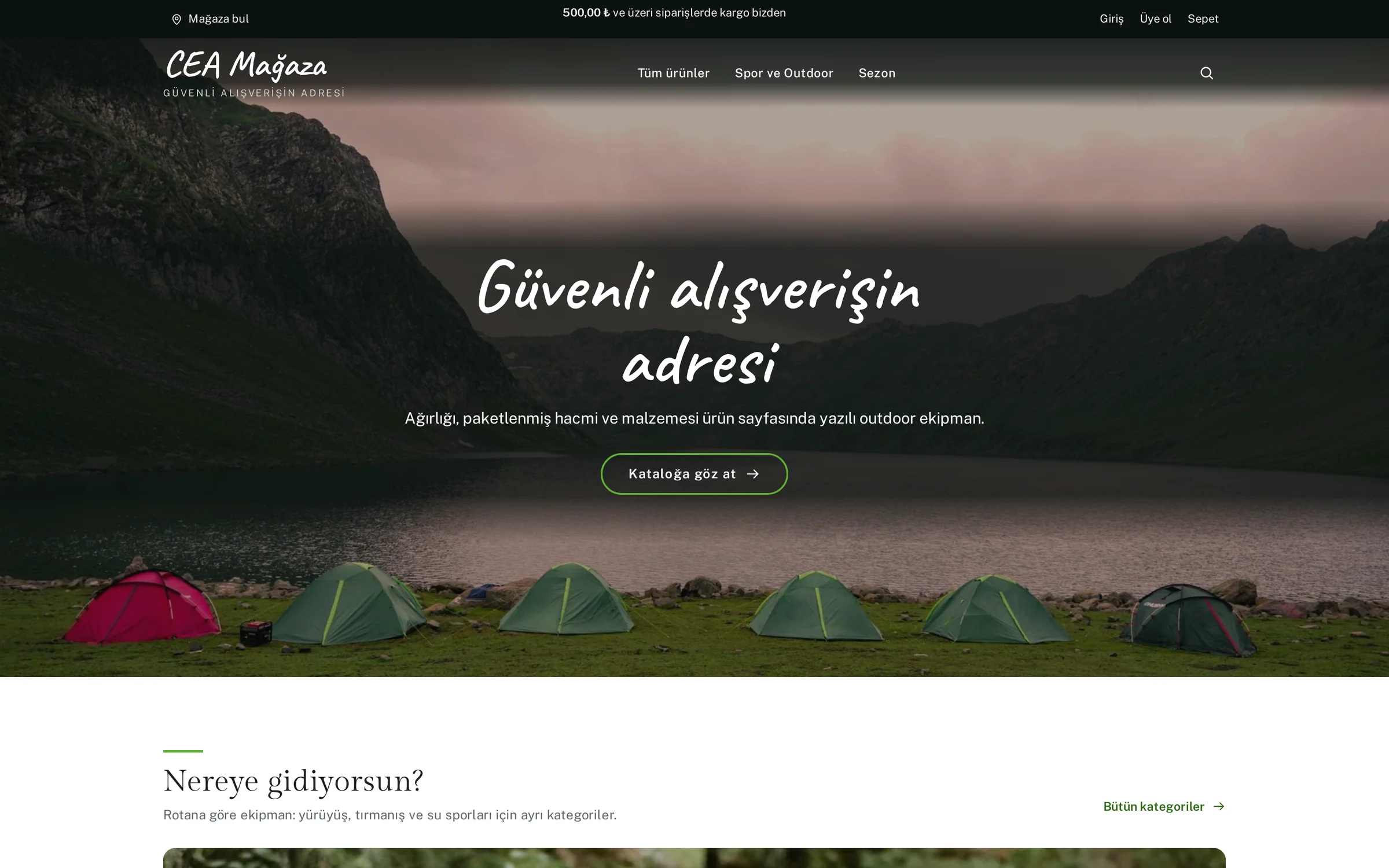 Breathe — Outdoor temasının vitrin başlığı